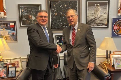 Ambassador Panayotov met with Congressman Brian Babin